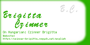 brigitta czinner business card